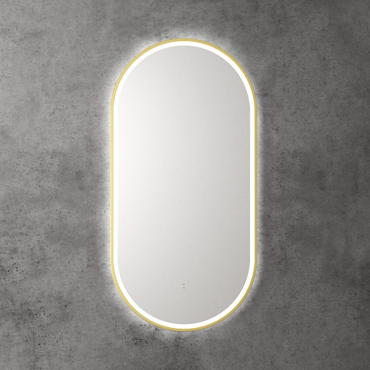Aulic Beau Monde Oblong Led Mirror Matte Black - Image 12