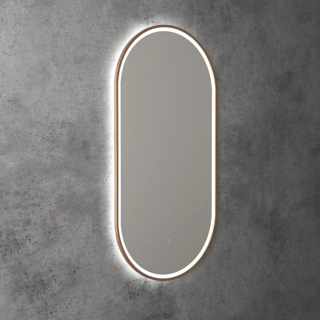 Aulic Beau Monde Oblong Led Mirror Matte Black - Image 9
