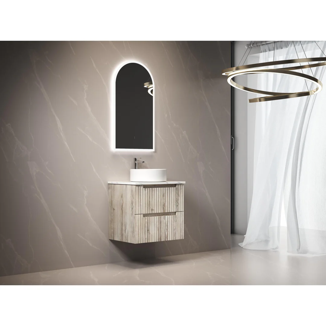 Aulic Canterbury Arch Led Mirror 500X900X30mm Matte White - Image 6