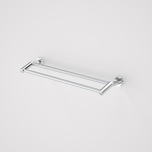 Caroma Cosmo Metal Double Towel Rail 600mm Chrome - Image 3