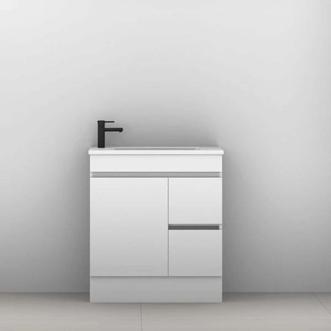 Ensuite Vanity 750mm Regal Acrylic Top Floorstanding(Timberln P#:Ens75Rf) - Image 3