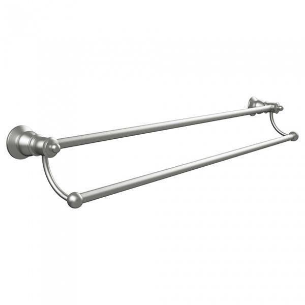 Fienza Lillian Double Towel Rail 800mm Brushed Nickel 81008Bn - Image 4
