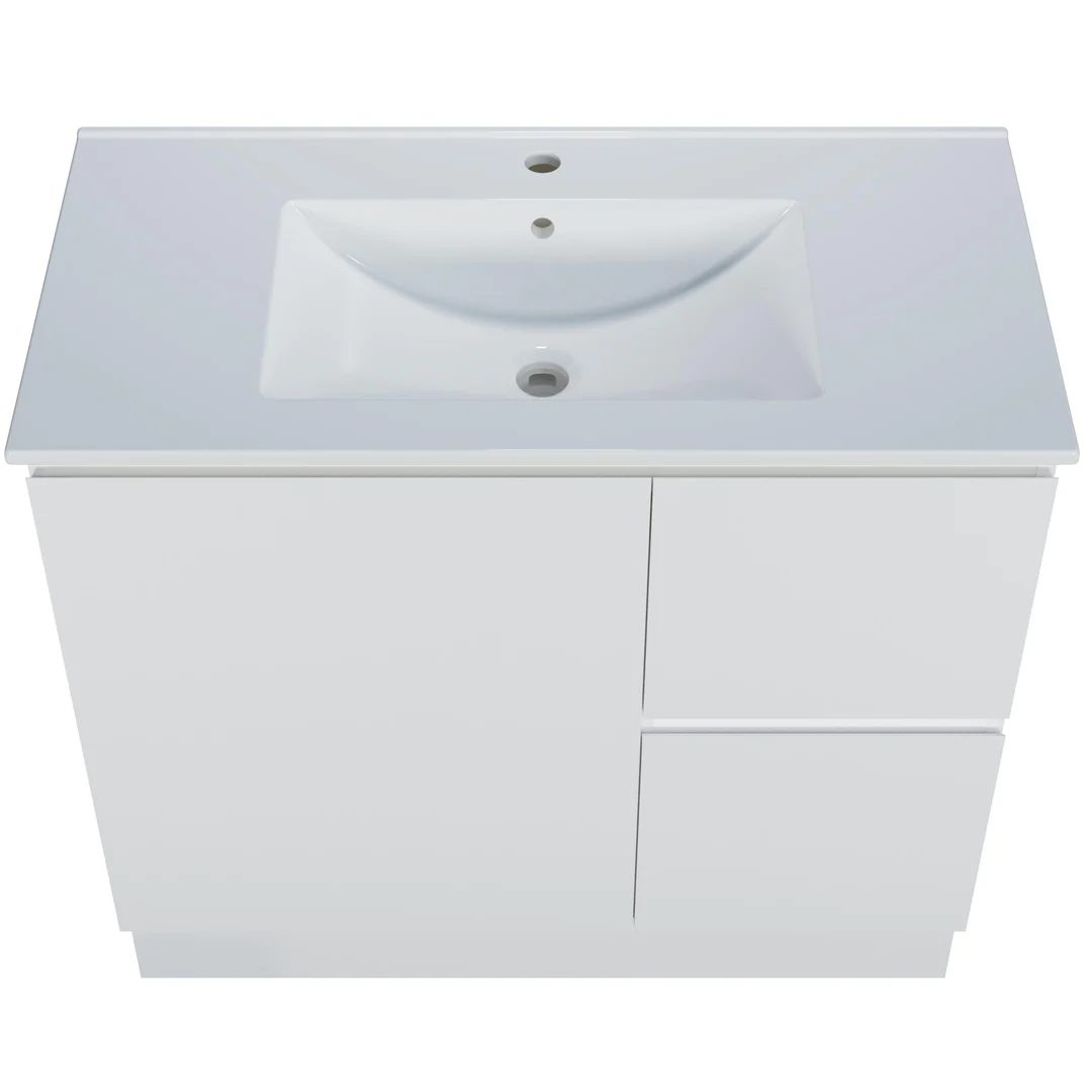 Harmony Vanity 900mm, Centre Bowl Alpha Top, Floor Standing - Image 4
