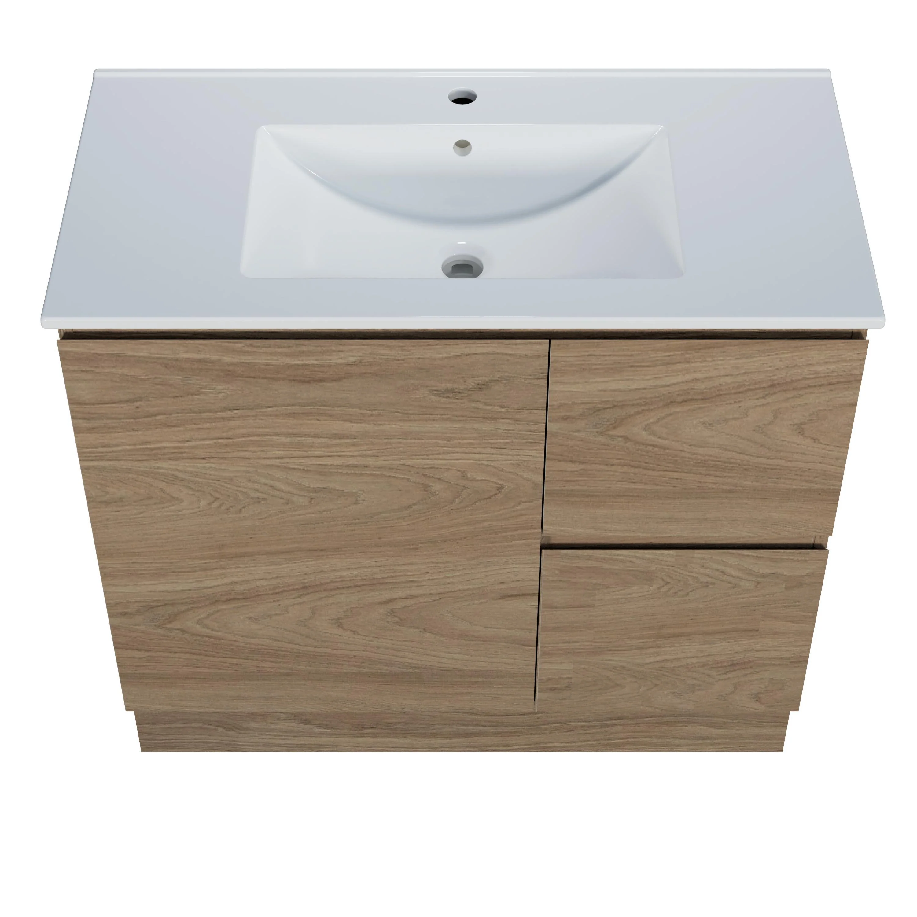 Harmony Vanity 900mm, Centre Bowl Alpha Top, Floor Standing - Image 5