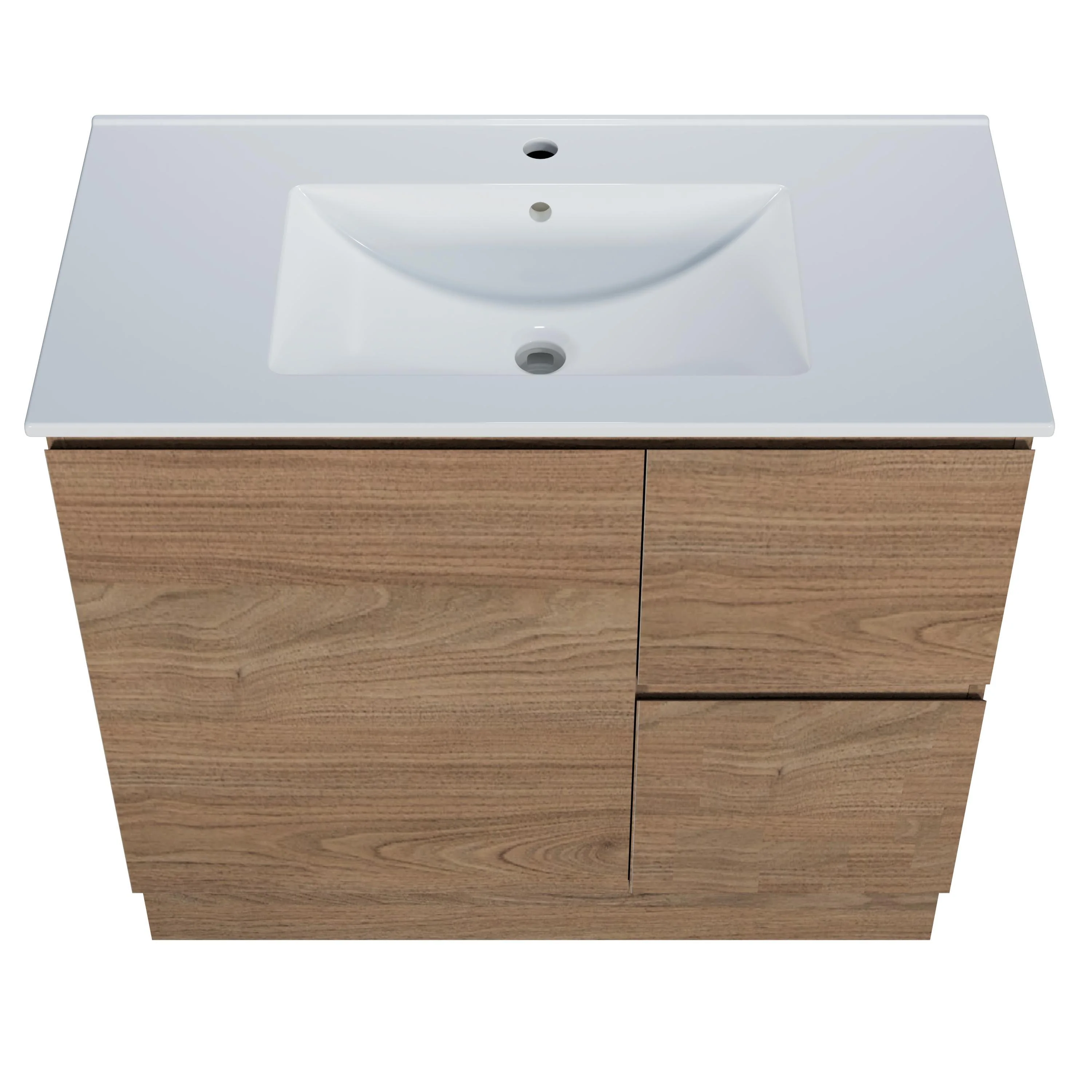 Harmony Vanity 900mm, Centre Bowl Alpha Top, Floor Standing - Image 6