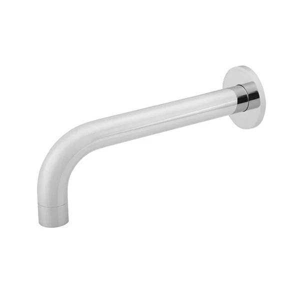 Meir Chrome Round Curved Wall Spout 200mm - Image 6