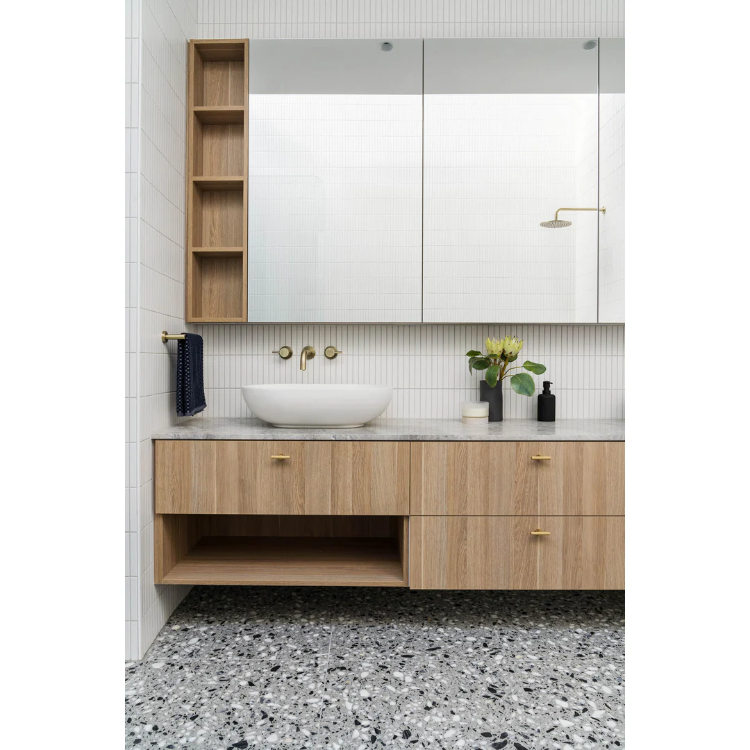 Meir Round Quarter Turn Wall Top Assemblies Tiger Bronze - Image 6