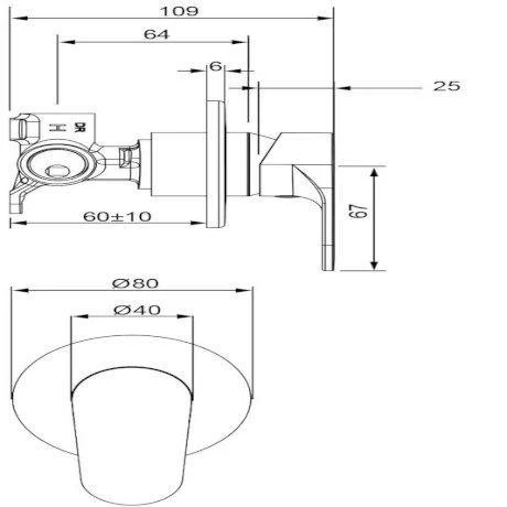 Methven Glide Shower Mixer - Matte Black - Image 5