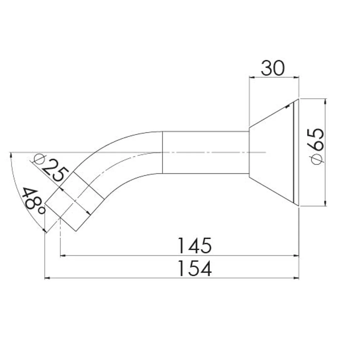 Phoenix Ivy Bath Outlet Chrome - Image 3