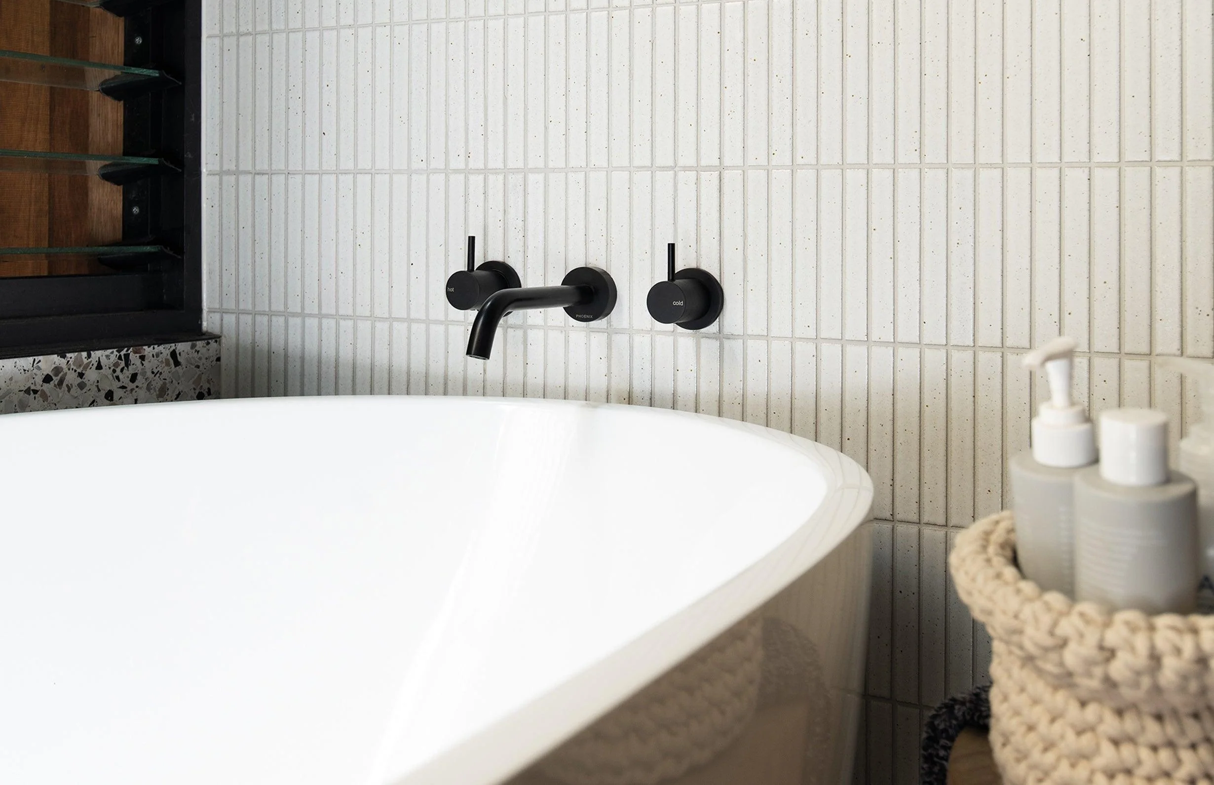 Phoenix Vivid Slimline Wall Top Assemblies Matte Black - Image 7