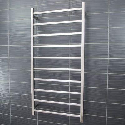 Radiant 10 Bar Sq Heated Rail  1200 X 600 Pol. S/S  Right Hand - Image 3