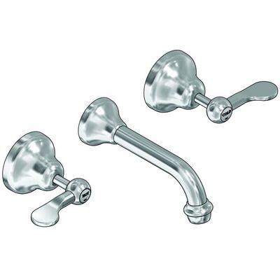 Ram Merino Flared Lever Bath Set 1/4 Turn Chrome Mfcdbhscp - Image 3