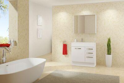 Timberline Indiana 900 Free Standing Vanity With Alpha Top - Image 5